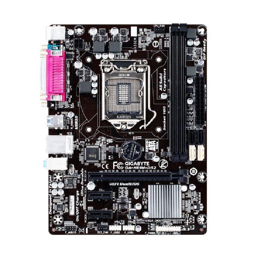 Eladó Már csak volt!!! Alaplap H81M-DS2 skt1150 H81 2xDDR3 1600MHz 1xGBE LAN 2xSATA3 6xUSB2.0 2xUSB3.0 - olcsó, Új Eladó Már csak volt!!! - Miskolc ( Borsod-Abaúj-Zemplén ) fotó
