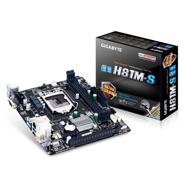 Eladó Már csak volt!!! H81 Alaplap S1150 mATX GIGABYTE H81M-S - olcsó, Új Eladó Már csak volt!!! - Miskolc ( Borsod-Abaúj-Zemplén ) fotó