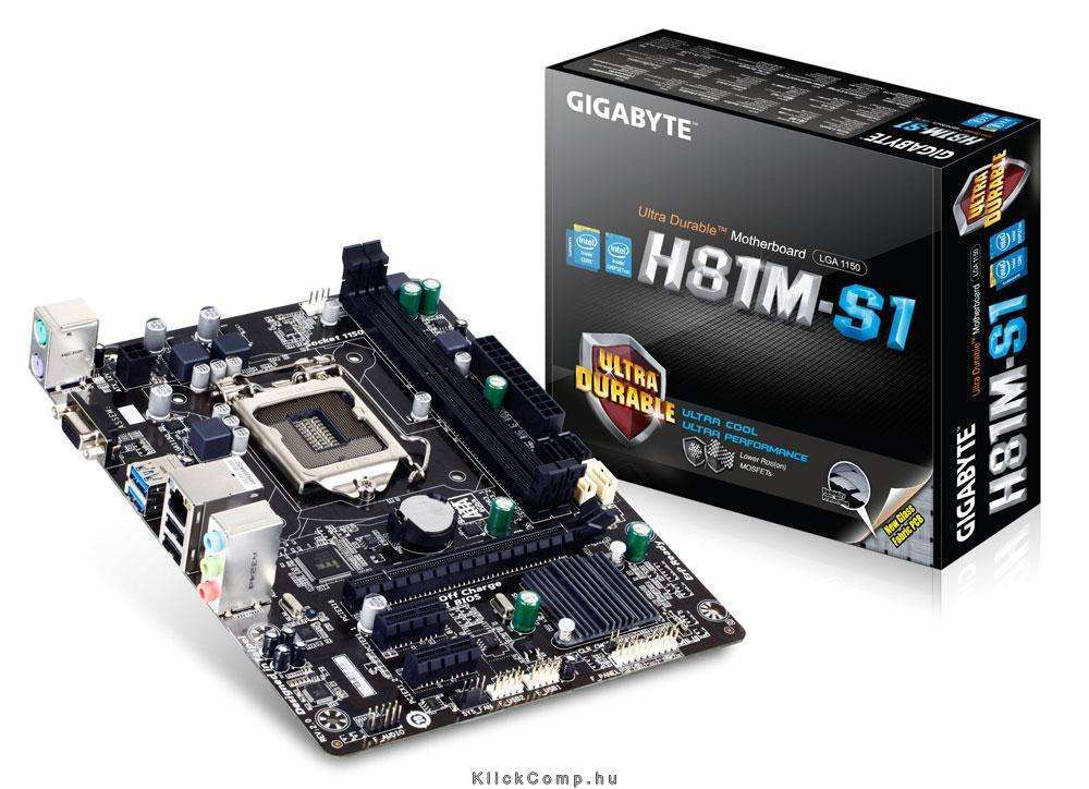Eladó Már csak volt!!! Alaplap H81 LGA1150 mATX H81M-S1 Intel - olcsó, Új Eladó Már csak volt!!! - Miskolc ( Borsod-Abaúj-Zemplén ) fotó