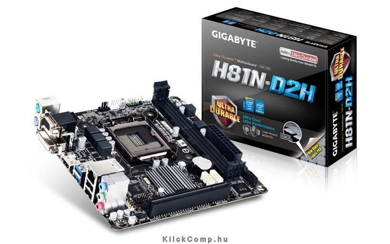 Eladó Már csak volt!!! Alaplap H81N-D2H mini-ITX skt1150 H81 2xDDR3 1600MHz 1xGBE LAN 7xUSB2.0 2xUSB3.0 - olcsó, Új Eladó Már csak volt!!! - Miskolc ( Borsod-Abaúj-Zemplén ) fotó
