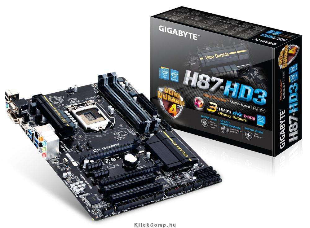 Eladó Már csak volt!!! Gigabyte H87-HD3 Intel H87 LGA1150 ATX alaplap - olcsó, Új Eladó Már csak volt!!! - Miskolc ( Borsod-Abaúj-Zemplén ) fotó