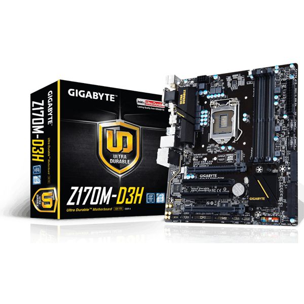 Eladó Már csak volt!!! Z170M alaplap skt1151 Gigabyte Z170M-D3H - olcsó, Új Eladó Már csak volt!!! - Miskolc ( Borsod-Abaúj-Zemplén ) fotó