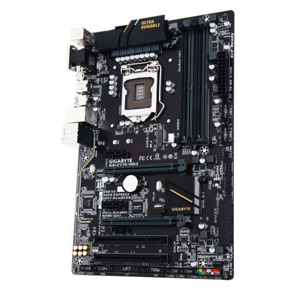 Eladó Már csak volt!!! Alaplap Z170 LGA1151 ATX Gigabyte Z170-HD3 - olcsó, Új Eladó Már csak volt!!! - Miskolc ( Borsod-Abaúj-Zemplén ) fotó