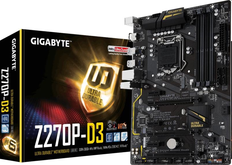 Eladó Már csak volt!!! Alaplap Z270 S1151 Gigabyte Z270P D3 - olcsó, Új Eladó Már csak volt!!! - Miskolc ( Borsod-Abaúj-Zemplén ) fotó