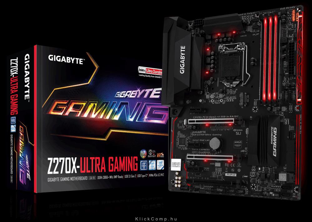 Eladó Már csak volt!!! Alaplap Z270 s1151 Gigabyte GA-Z270X-UG - olcsó, Új Eladó Már csak volt!!! - Miskolc ( Borsod-Abaúj-Zemplén ) fotó