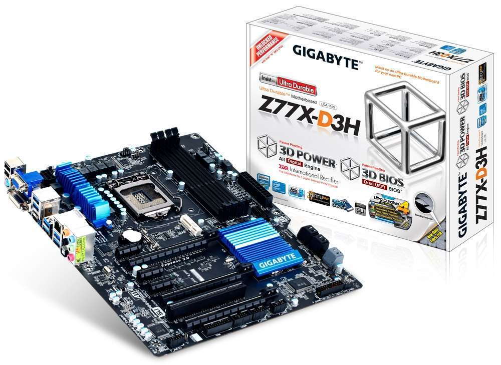 Eladó Már csak volt!!! Gigabyte Z77X-D3H skt1155 (Z77, 4xDDR3 2400MHz, 3xPCI-E, RAID, 1xGBE LAN, 4xSATA - olcsó, Új Eladó Már csak volt!!! - Miskolc ( Borsod-Abaúj-Zemplén ) fotó