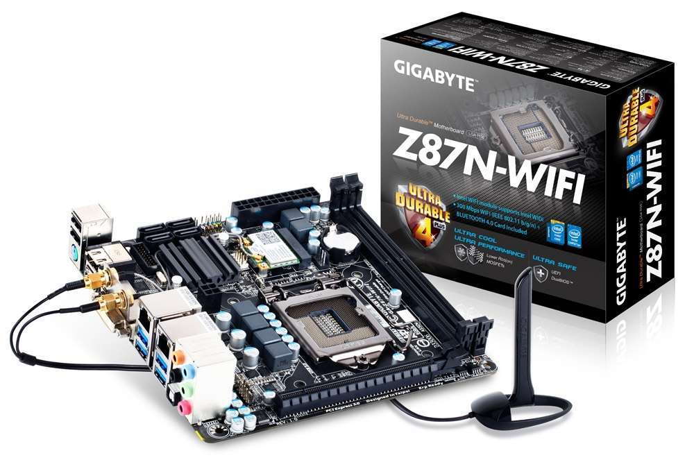 Eladó Már csak volt!!! Gigabyte Z87N-WIFI skt1150 mini-ITX (Z87, 2xDDR3 1600MHz, RAID, 1xGBE LAN, 4xSAT - olcsó, Új Eladó Már csak volt!!! - Miskolc ( Borsod-Abaúj-Zemplén ) fotó