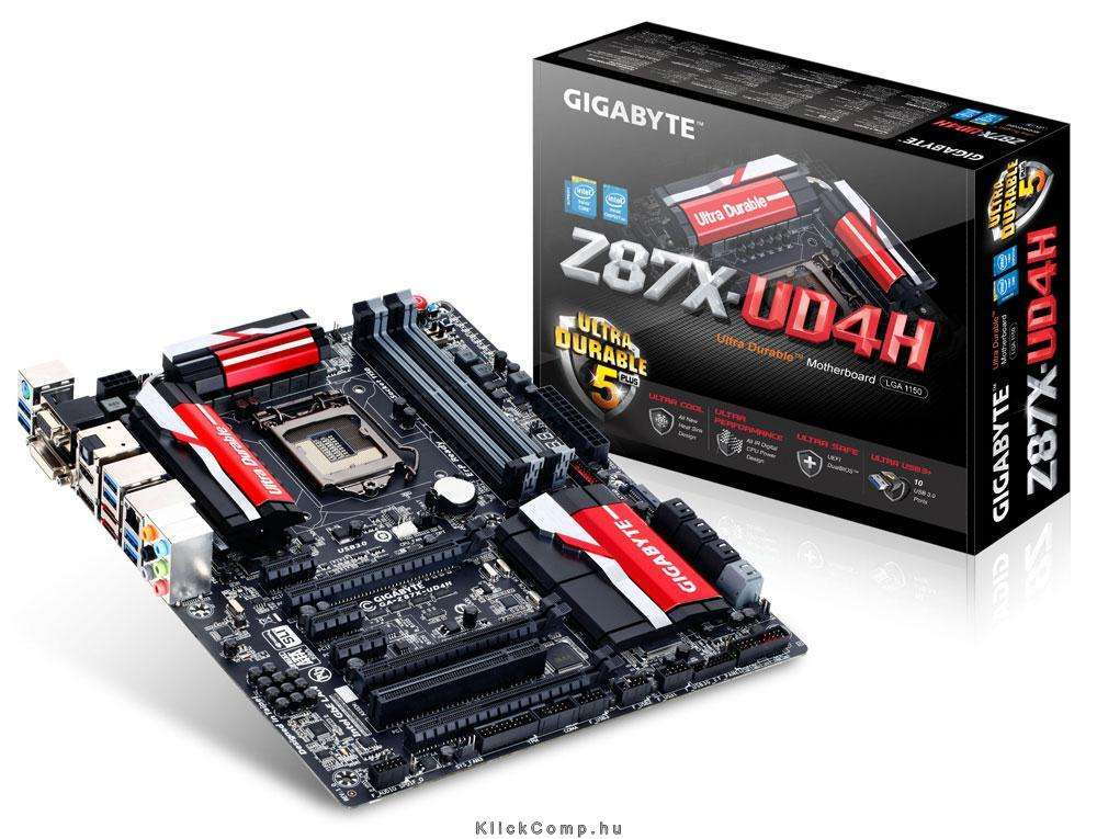 Eladó Már csak volt!!! GIGABYTE GA-Z87X-UD4H (LGA1150) - olcsó, Új Eladó Már csak volt!!! - Miskolc ( Borsod-Abaúj-Zemplén ) fotó