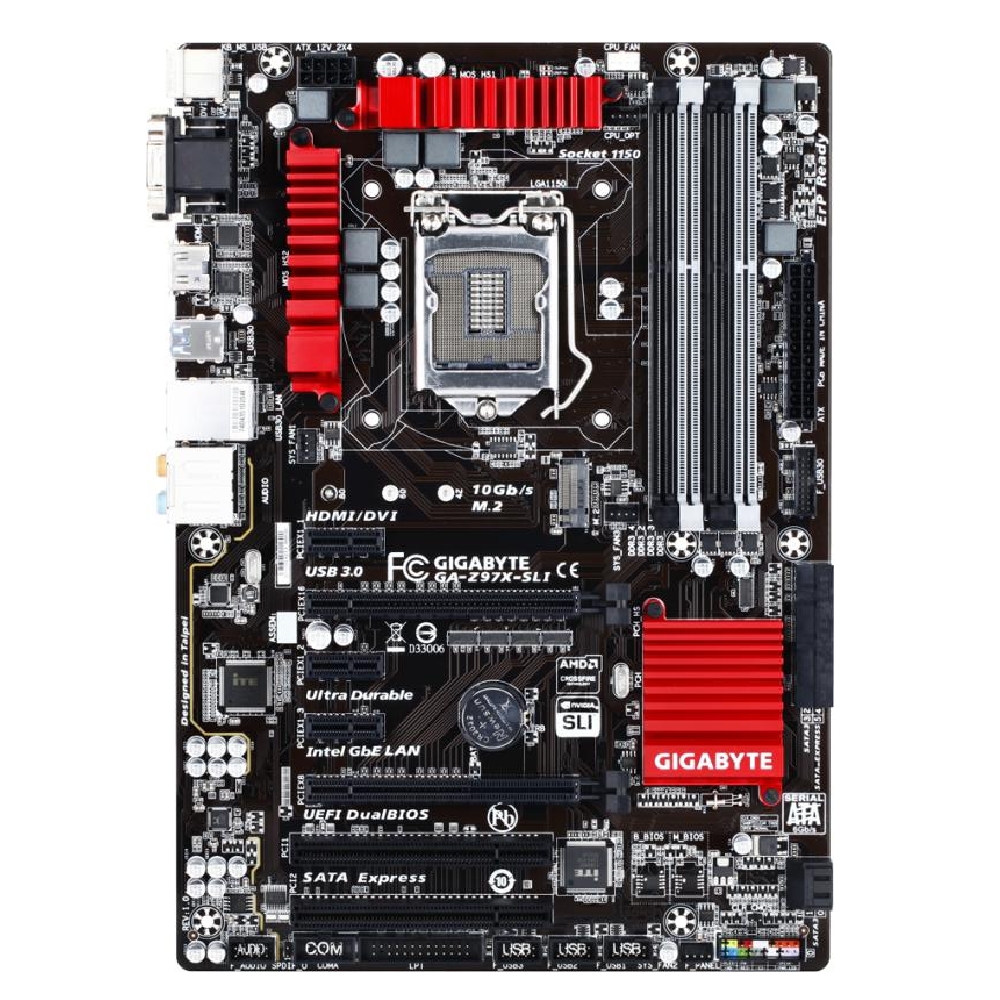 Eladó Már csak volt!!! Gigabyte Z97X-SLI skt1150 (Z97, 4xDDR3 3000MHz, RAID, 2xPCI-E, 1xGBE LAN, 6xSATA - olcsó, Új Eladó Már csak volt!!! - Miskolc ( Borsod-Abaúj-Zemplén ) fotó