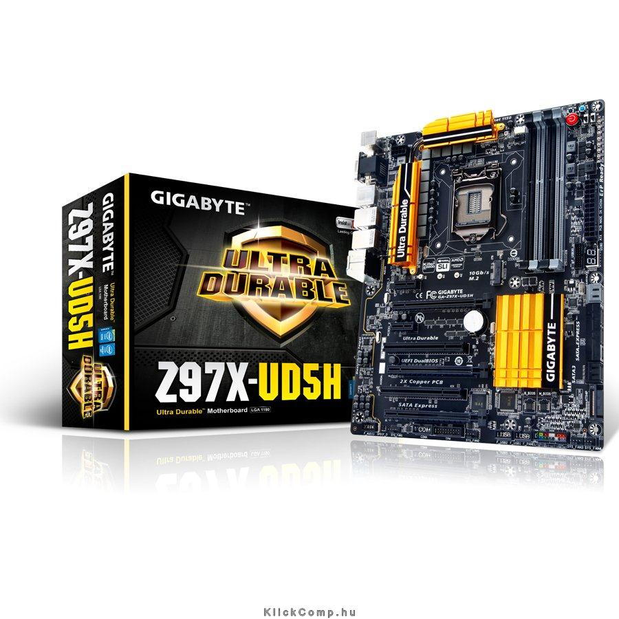 Eladó Már csak volt!!! GIGABYTE GA-Z97X-UD5H (LGA1150) - olcsó, Új Eladó Már csak volt!!! - Miskolc ( Borsod-Abaúj-Zemplén ) fotó