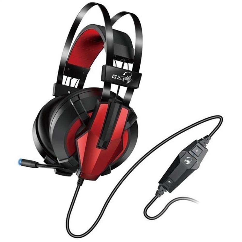 Eladó Már csak volt!!! Fejhallgató USB Genius HS-G710V fekete-piros gamer mikrofonos headset - olcsó, Új Eladó Már csak volt!!! - Miskolc ( Borsod-Abaúj-Zemplén ) fotó