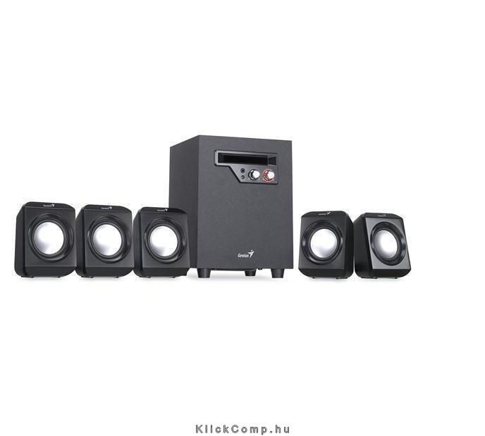 Eladó Már csak volt!!! Hangfal 5.1 3.5mm 26W Fekete Genius SW-5.1 1020 - olcsó, Új Eladó Már csak volt!!! - Miskolc ( Borsod-Abaúj-Zemplén ) fotó