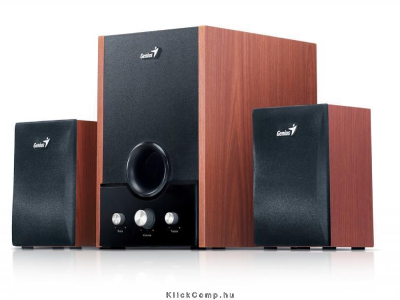 Eladó Már csak volt!!! Hangfal 2.1 3.5mm 45W Fadoboz Genius SW-HF 2.1 1700 - olcsó, Új Eladó Már csak volt!!! - Miskolc ( Borsod-Abaúj-Zemplén ) fotó