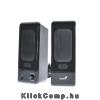 Eladó Már csak volt!!! Hangfal 2.0 3.5mm Jack USB-s tápellátás 3W Fekete Genius SP-U120 - olcsó, Új Eladó Már csak volt!!! - Miskolc ( Borsod-Abaúj-Zemplén ) fotó 1