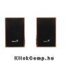 Eladó Már csak volt!!! Hangfal 2.0 3.5mm 4W Fadoboz Genius SP-HF160 Fekete - olcsó, Új Eladó Már csak volt!!! - Miskolc ( Borsod-Abaúj-Zemplén ) fotó 1