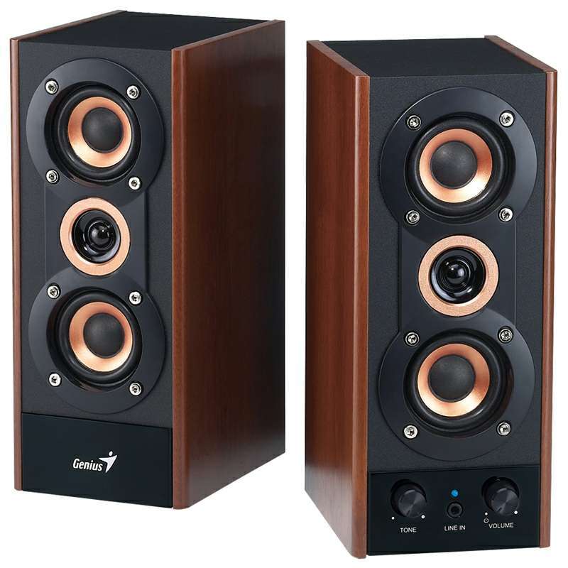 Eladó Már csak volt!!! Genius  hangfal SP-HF800A, 2.0, fadobozos ( Szervizben 2 év ) - olcsó, Új Eladó Már csak volt!!! - Miskolc ( Borsod-Abaúj-Zemplén ) fotó