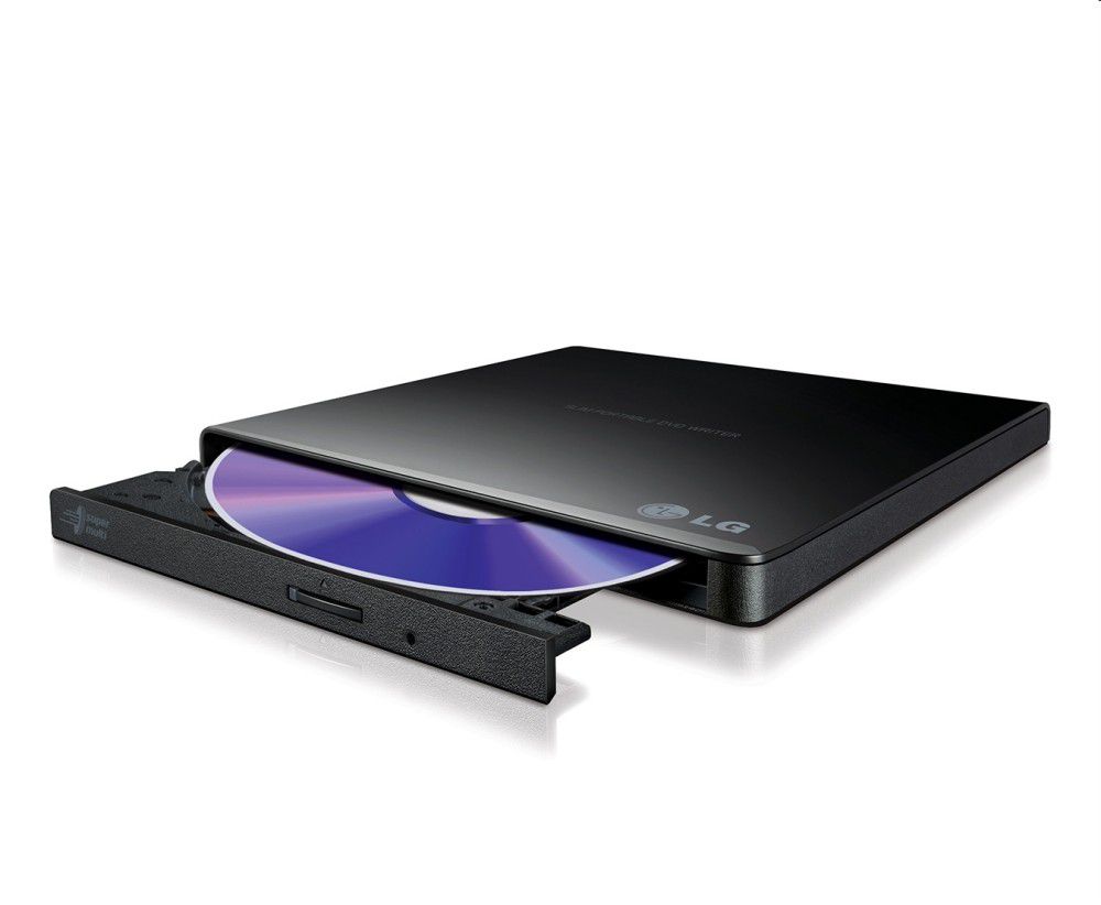 Eladó Már csak volt!!! DVD író Külső Ultrakeskeny Fekete LG GP57EB40 ODD USB Táp USB MAC komp. SuperMul - olcsó, Új Eladó Már csak volt!!! - Miskolc ( Borsod-Abaúj-Zemplén ) fotó