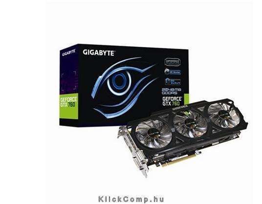 Eladó Már csak volt!!! Gigabyte GV-N760OC -2GD5 nVidia 2GB GDDR5 256bit PCI-E videokártya - olcsó, Új Eladó Már csak volt!!! - Miskolc ( Borsod-Abaúj-Zemplén ) fotó