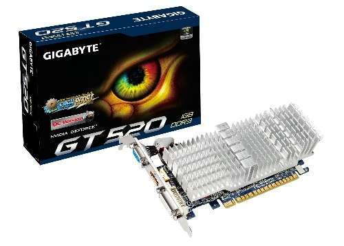 Eladó Már csak volt!!! Gigabyte PCI-E Nvidia GT520 (1024MB DDR3, 64bit, 810 1200MHz, Dsub, DVI, HDMI, L - olcsó, Új Eladó Már csak volt!!! - Miskolc ( Borsod-Abaúj-Zemplén ) fotó