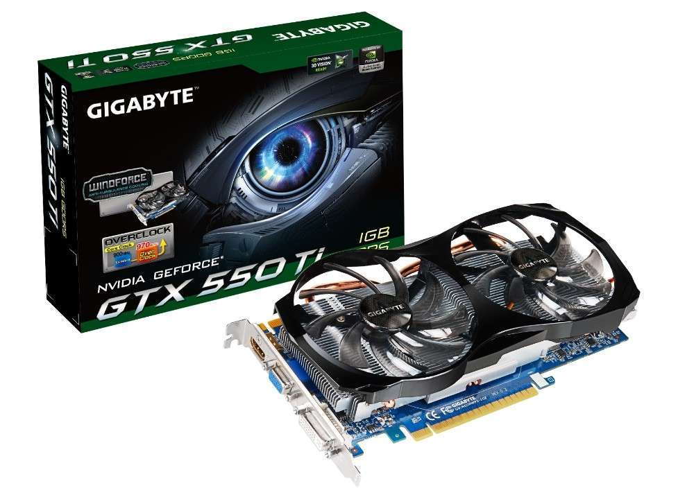 Eladó Már csak volt!!! GIGABYTE GV-N550WF2-1GI nVidia GDDR5 1GB 192bit PCIe videokártya ( 3 év) - olcsó, Új Eladó Már csak volt!!! - Miskolc ( Borsod-Abaúj-Zemplén ) fotó