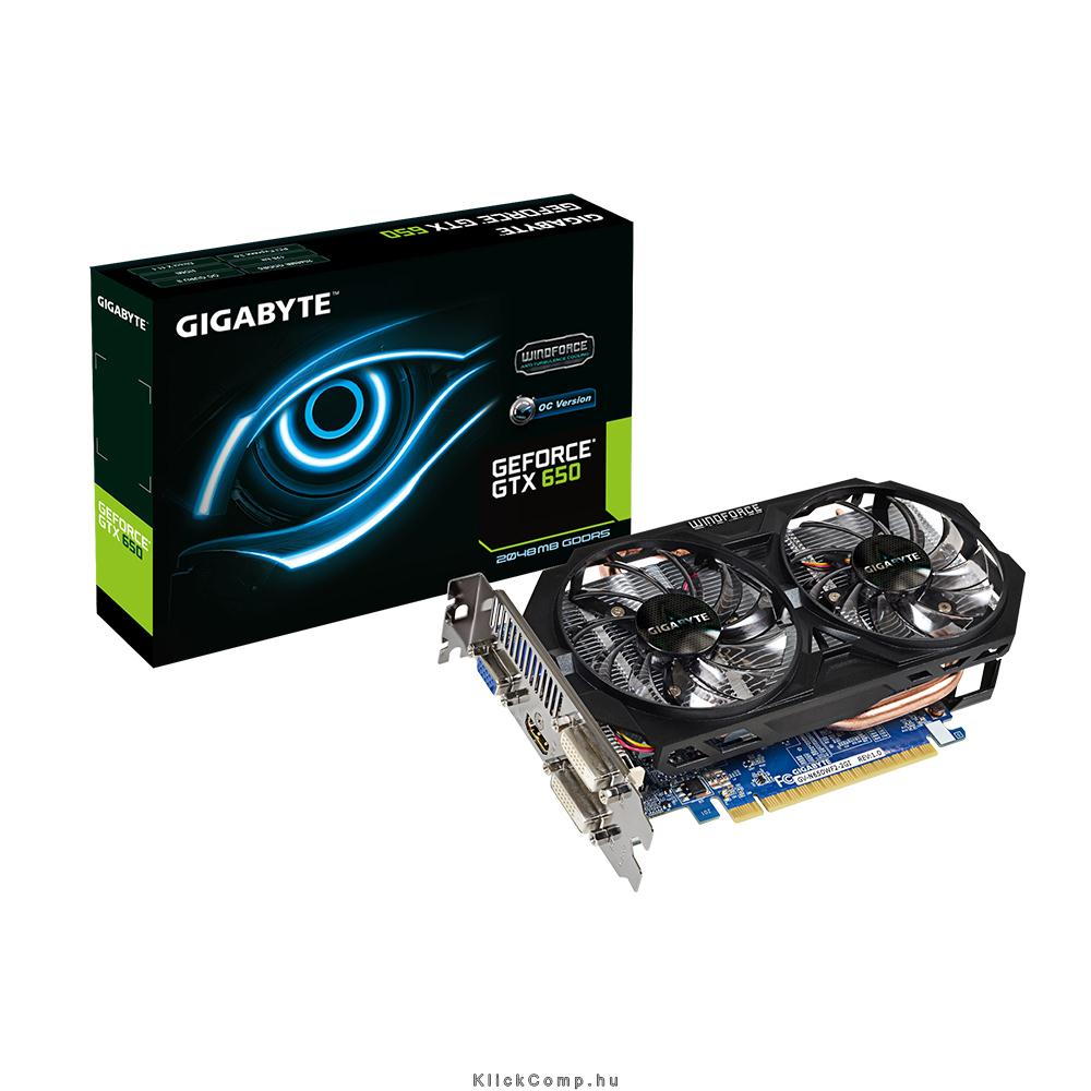 Eladó Már csak volt!!! Gigabyte PCI-E Nvidia GTX650 WF2 (2048MB, DDR5, 128bit, 1110 5000Mhz, 2xDVI, HDM - olcsó, Új Eladó Már csak volt!!! - Miskolc ( Borsod-Abaúj-Zemplén ) fotó