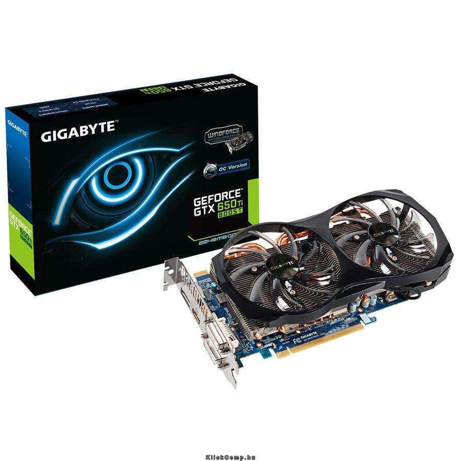 Eladó Már csak volt!!! Gigabyte PCI-E Nvidia GTX650 Ti Boost (2048MB, DDR5, 192bit, 1032 5000Mhz, 2xDVI - olcsó, Új Eladó Már csak volt!!! - Miskolc ( Borsod-Abaúj-Zemplén ) fotó