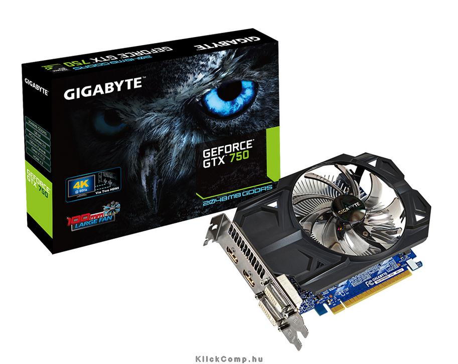 Eladó Már csak volt!!! PCI-E Nvidia GTX750 OC 2048MB, DDR5, 128bit, 1137 5000Mhz, 2xDVI, 2xHDMI, Dual S - olcsó, Új Eladó Már csak volt!!! - Miskolc ( Borsod-Abaúj-Zemplén ) fotó