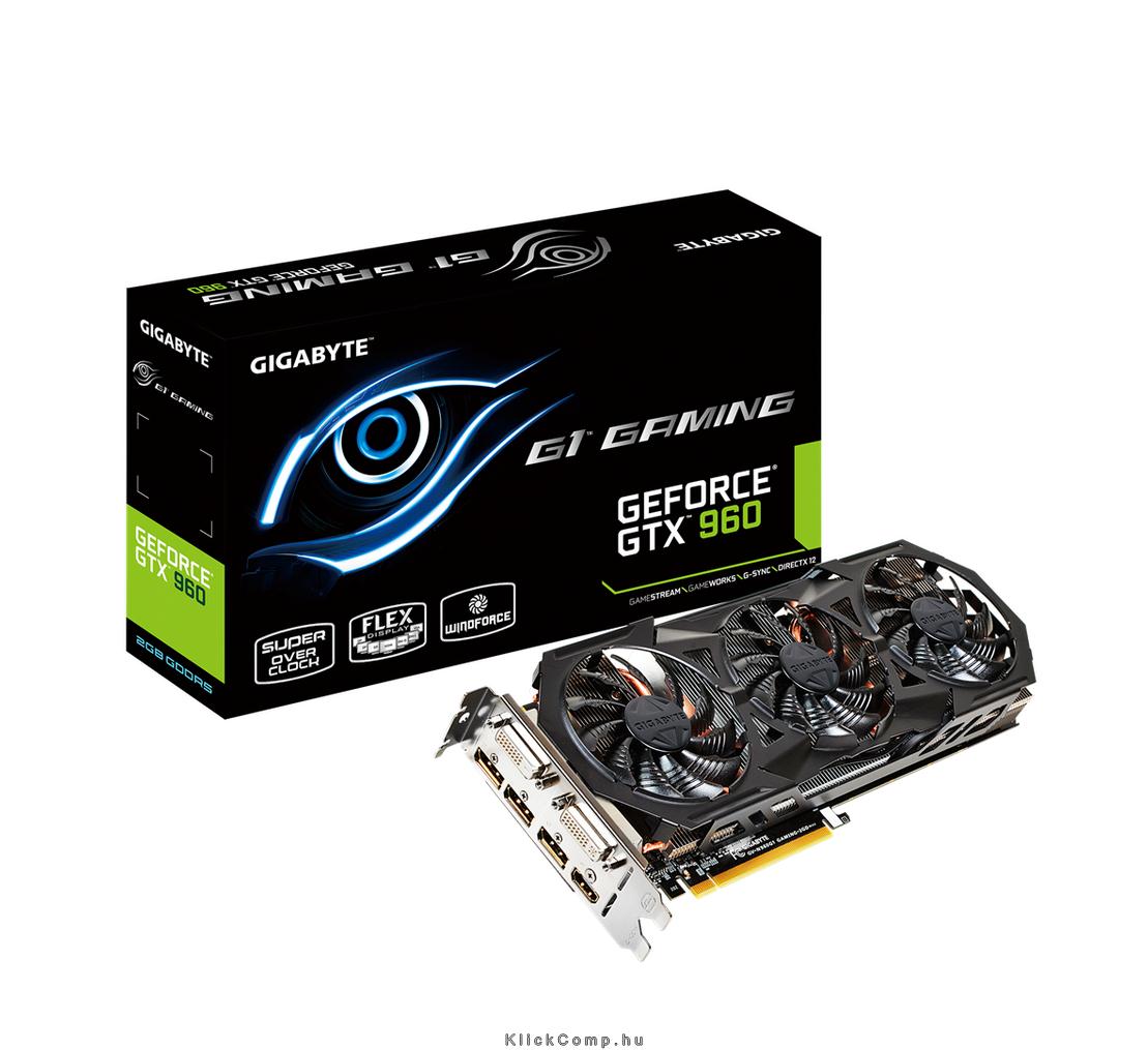Eladó Már csak volt!!! PCI-E Nvidia GTX960 G1 2048MB, DDR5, 256bit, 1241 7010Mhz, 2xDVI, HDMI, 3xDP, Du - olcsó, Új Eladó Már csak volt!!! - Miskolc ( Borsod-Abaúj-Zemplén ) fotó