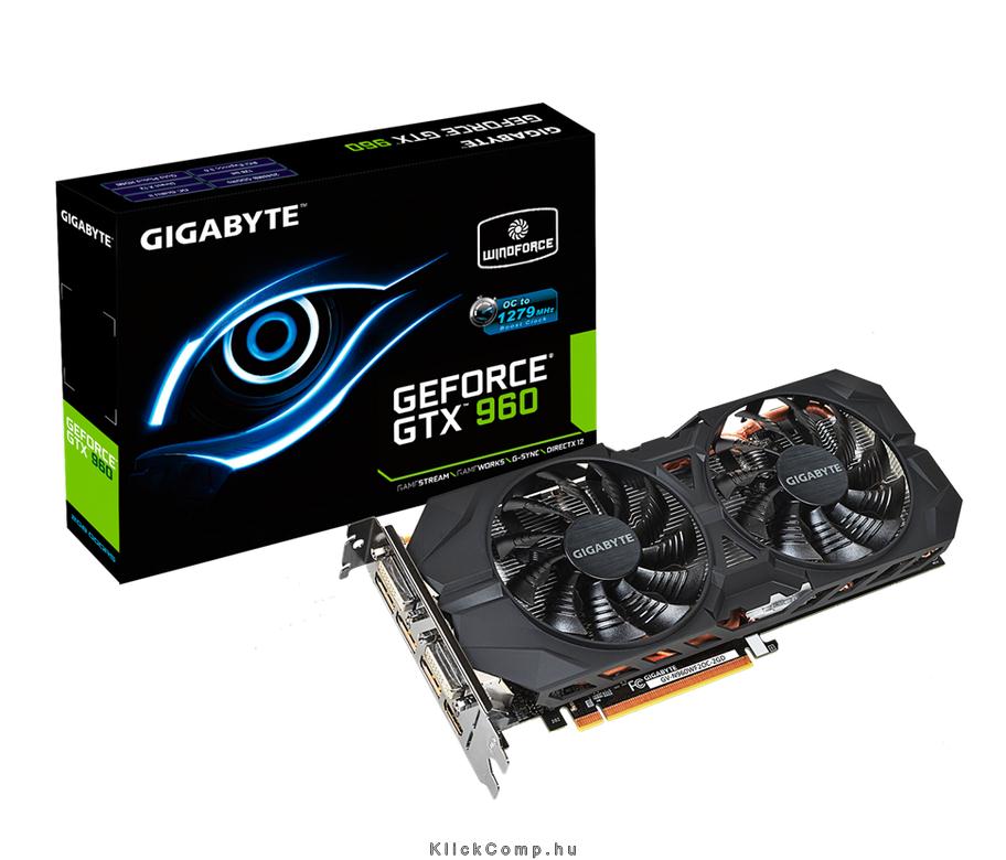 Eladó Már csak volt!!! PCI-E Nvidia GTX960 WF2 2048MB, DDR5, 256bit, 1216 7010Mhz, 2xDVI, HDMI, 3xDP, D - olcsó, Új Eladó Már csak volt!!! - Miskolc ( Borsod-Abaúj-Zemplén ) fotó