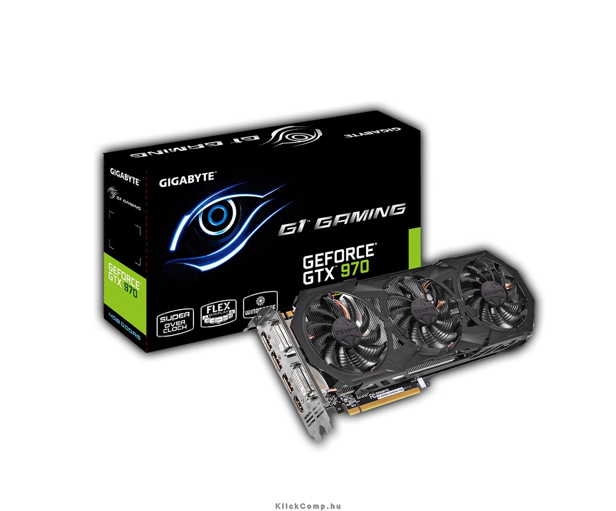 Eladó Már csak volt!!! PCI-E Nvidia GTX970 G1 4096MB, DDR5, 256bit, 1175 7000Mhz, 2xDVI, HDMI, 3xDP, Du - olcsó, Új Eladó Már csak volt!!! - Miskolc ( Borsod-Abaúj-Zemplén ) fotó