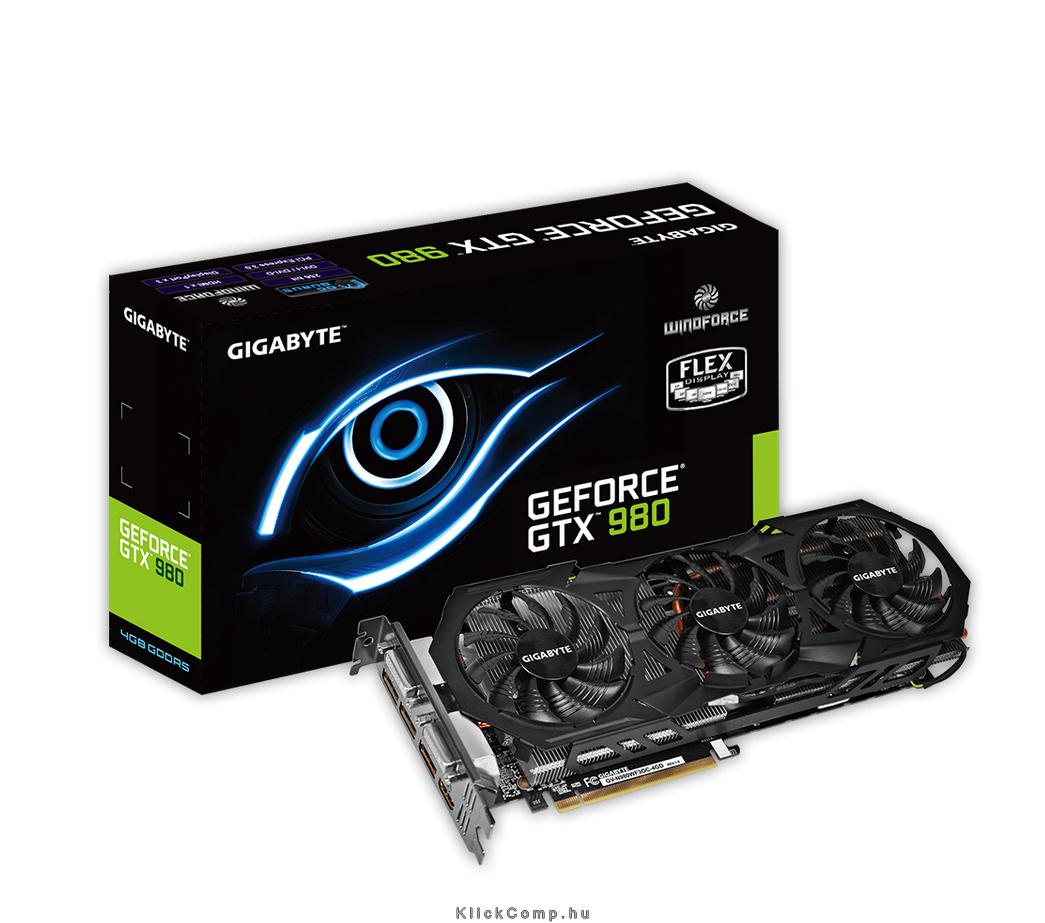 Eladó Már csak volt!!! 980GTX WINDFORCE 3X GAMING 4GB GDDR5 memory 256-bit, Dual-link DVI-I   DVI-D   H - olcsó, Új Eladó Már csak volt!!! - Miskolc ( Borsod-Abaúj-Zemplén ) fotó