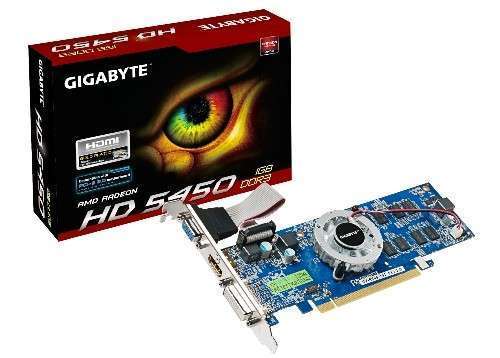 Eladó Már csak volt!!! Gigabyte PCI-E AMD HD5450 1024MB DDR3, 64bit, 650 1100MHz, Dsub, DVI, HDMI, Sing - olcsó, Új Eladó Már csak volt!!! - Miskolc ( Borsod-Abaúj-Zemplén ) fotó