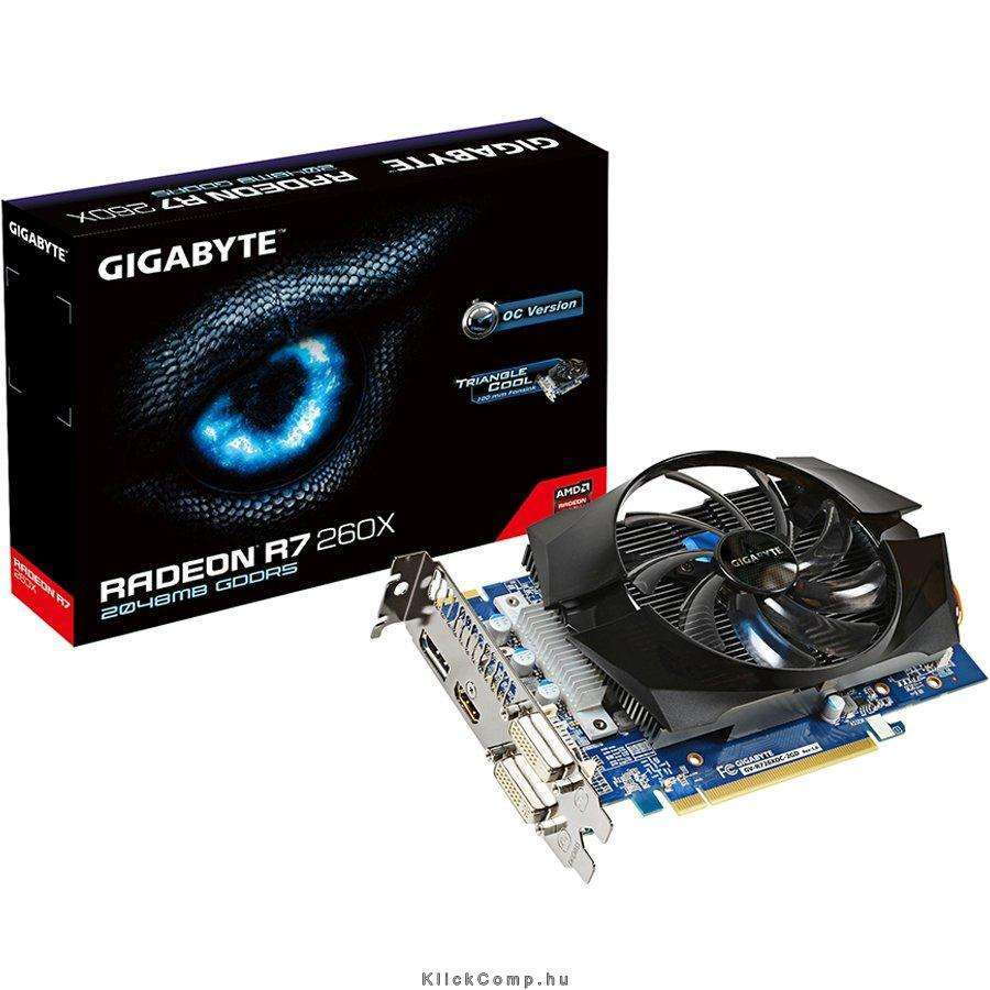 Eladó Már csak volt!!! PCI-E AMD R7 260X 2048MB DDR5, 128bit, 1188 6500MHz, 2xDVI, DP, HDMI, Dual Slot - olcsó, Új Eladó Már csak volt!!! - Miskolc ( Borsod-Abaúj-Zemplén ) fotó