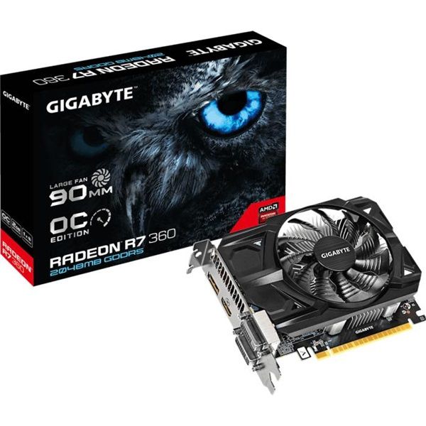 Eladó Már csak volt!!! VGA Kártya R7-360 OC 2GB DDR5 DVI HDMI Dual Slot Ventilátor Gigabyte PCI-E - olcsó, Új Eladó Már csak volt!!! - Miskolc ( Borsod-Abaúj-Zemplén ) fotó