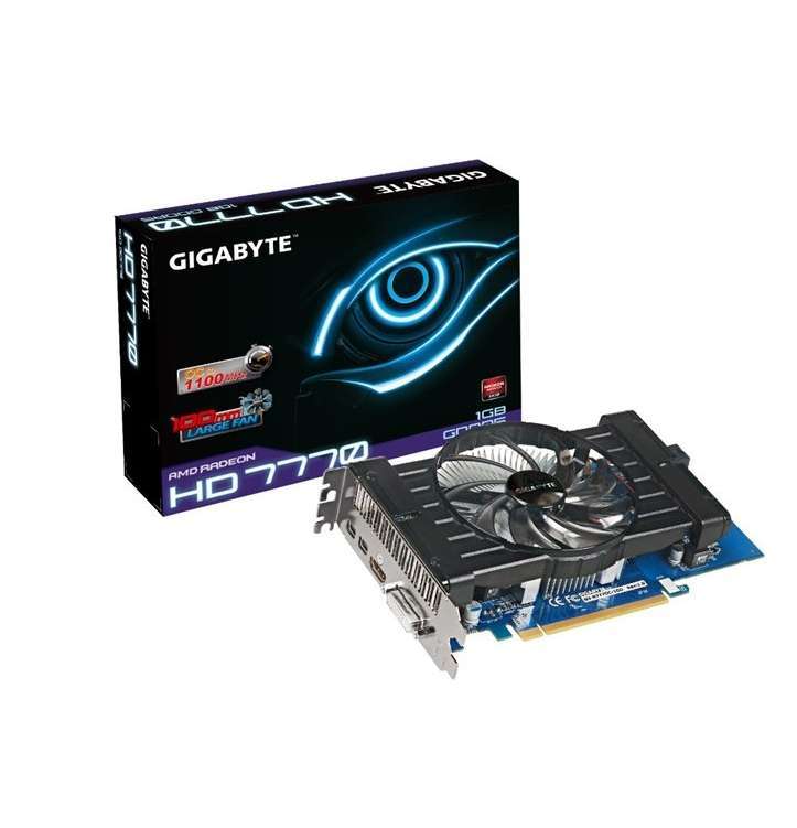 Eladó Már csak volt!!! Gigabyte PCI-E AMD HD7770 OC (1024MB DDR5, 128bit, 1050 4500MHz, DVI, HDMI, 2xmD - olcsó, Új Eladó Már csak volt!!! - Miskolc ( Borsod-Abaúj-Zemplén ) fotó