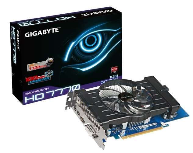 Eladó Már csak volt!!! Gigabyte PCI-E AMD HD7770 OC (1024MB DDR5, 128bit, 1100 5000MHz, DVI, HDMI, 2xmD - olcsó, Új Eladó Már csak volt!!! - Miskolc ( Borsod-Abaúj-Zemplén ) fotó