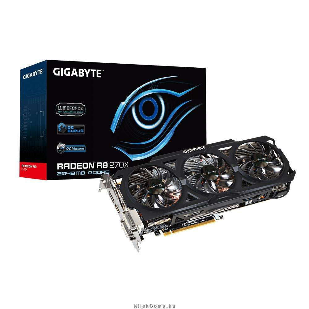 Eladó Már csak volt!!! PCI-E AMD R9 270X OC 2048MB DDR5, 256bit, 1100 5600MHz, 2xDVI, HDMI, DP, Dual Sl - olcsó, Új Eladó Már csak volt!!! - Miskolc ( Borsod-Abaúj-Zemplén ) fotó