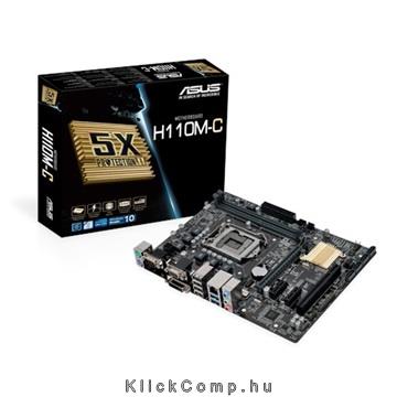 Eladó Már csak volt!!! Alaplap H110M s1151 Asus H110M-C - olcsó, Új Eladó Már csak volt!!! - Miskolc ( Borsod-Abaúj-Zemplén ) fotó