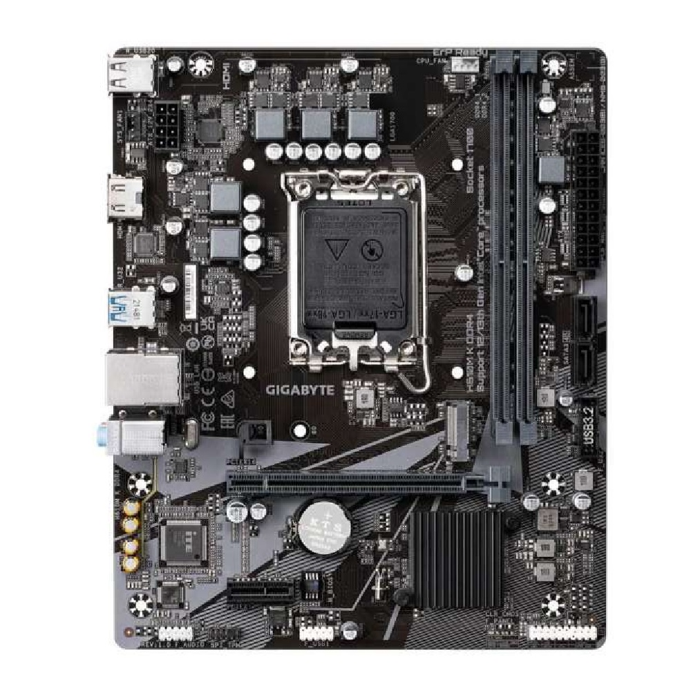 Eladó Alaplap H610 LGA1700 2xDDR4 Gigabyte H610M K mATX - olcsó, Új Eladó - Miskolc ( Borsod-Abaúj-Zemplén ) fotó