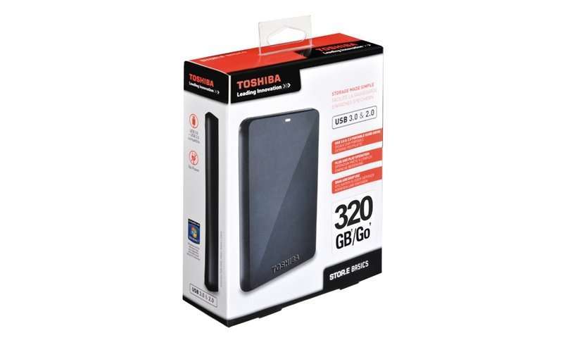 Eladó Már csak volt!!! Toshiba Külső HDD 2.5" 320GB STOR.E BASICS, Black USB3.0 (HDTB103EK3AA) - olcsó, Új Eladó Már csak volt!!! - Miskolc ( Borsod-Abaúj-Zemplén ) fotó