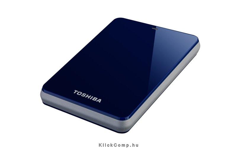 Eladó Már csak volt!!! 1TB Külső HDD 2.5" USB3.0Toshiba Canvio Connect Kék fényes - olcsó, Új Eladó Már csak volt!!! - Miskolc ( Borsod-Abaúj-Zemplén ) fotó