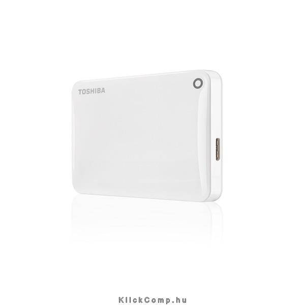Eladó Már csak volt!!! 3TB Külső HDD 2.5" USB3.0 Toshiba Canvio Connect II Fehér - olcsó, Új Eladó Már csak volt!!! - Miskolc ( Borsod-Abaúj-Zemplén ) fotó