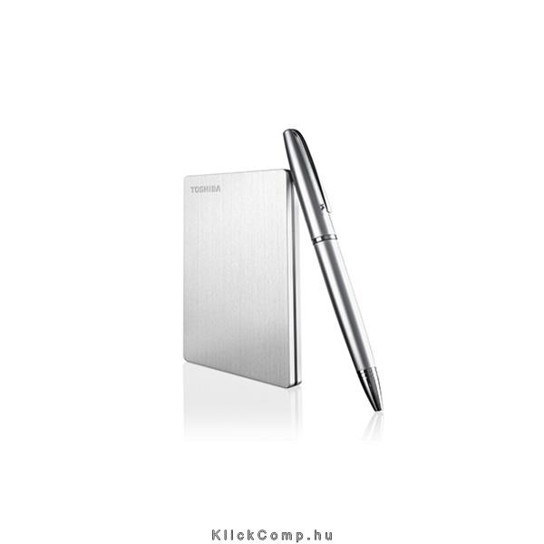 Eladó Már csak volt!!! 1TB Külső HDD 2.5" USB3.0 Toshiba Canvio Slim Ezüst szálcsiszolt alumínium - olcsó, Új Eladó Már csak volt!!! - Miskolc ( Borsod-Abaúj-Zemplén ) fotó