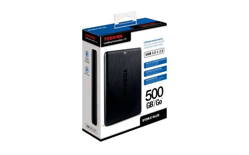 Eladó Már csak volt!!! 500GB Külső HDD 2.5" USB3.0 Toshiba Canvio Plus Fekete szálcsiszolt - olcsó, Új Eladó Már csak volt!!! - Miskolc ( Borsod-Abaúj-Zemplén ) fotó