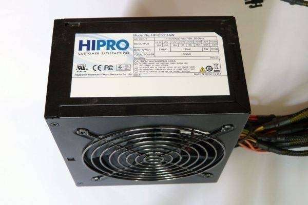 Eladó Már csak volt!!! Hipro 580W(max.630W!) Akt.PFC 80Plus 12cm ventillátorral dobozos tápegység ( 3 é - olcsó, Új Eladó Már csak volt!!! - Miskolc ( Borsod-Abaúj-Zemplén ) fotó