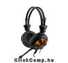 Eladó Már csak volt!!! Fejhallgató narancs-fekete A4-Tech headset - olcsó, Új Eladó Már csak volt!!! - Miskolc ( Borsod-Abaúj-Zemplén ) fotó 1