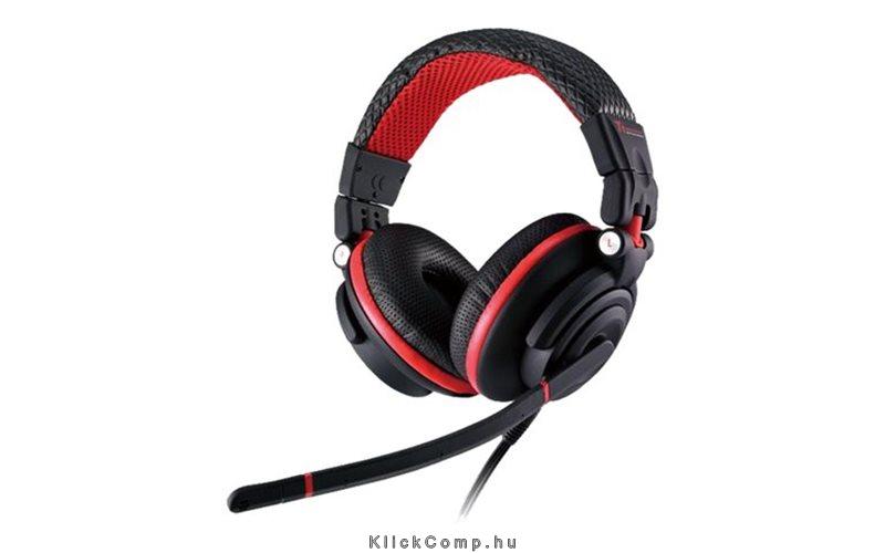 Eladó Már csak volt!!! Thermaltake HT-DRC009ECRE TT eSports DRACCO CAPTAIN sztereo Fejhallgató Piros - olcsó, Új Eladó Már csak volt!!! - Miskolc ( Borsod-Abaúj-Zemplén ) fotó