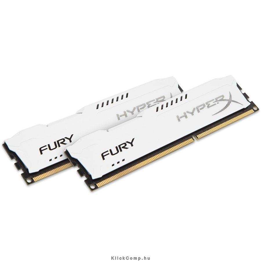 Eladó Már csak volt!!! 8GB DDR3 Memória 1600MHz CL10 DIMM Kit of 2 memória KINGSTON HyperX FURY White H - olcsó, Új Eladó Már csak volt!!! - Miskolc ( Borsod-Abaúj-Zemplén ) fotó