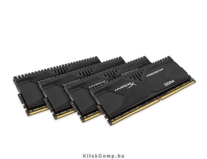 Eladó Már csak volt!!! 16GB DDR4 Memória 2133MHz Kit 4db 4GB KINGSTON HyperX Predator XMP memória HX421 - olcsó, Új Eladó Már csak volt!!! - Miskolc ( Borsod-Abaúj-Zemplén ) fotó