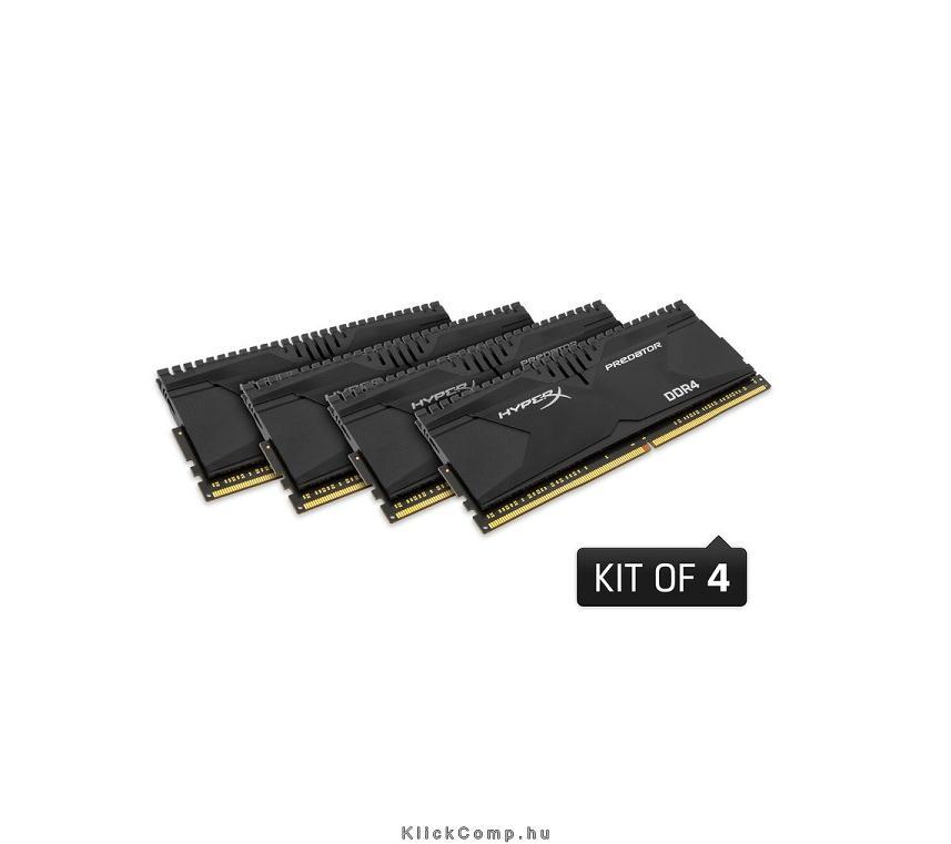 Eladó Már csak volt!!! 32GB DDR4 Memória 2133MHz Kit 4db 8GB memória KINGSTON HyperX Predator XMP HX421 - olcsó, Új Eladó Már csak volt!!! - Miskolc ( Borsod-Abaúj-Zemplén ) fotó